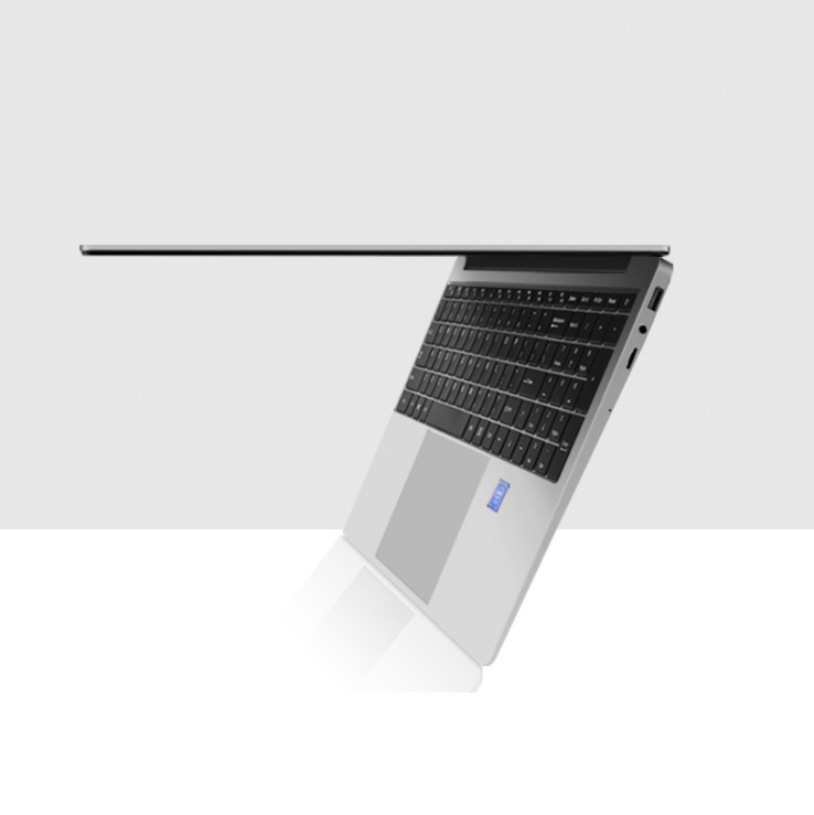 Laptop Win 10 13.3 Inci Netbook 4GB 128GB Notebook Baterai Kapasitas Tinggi Perak