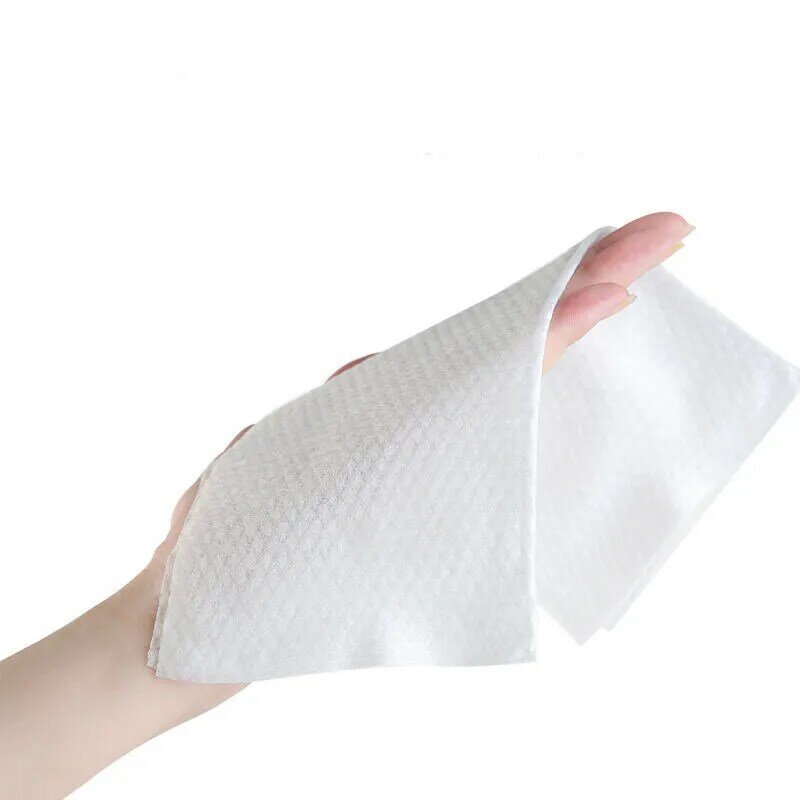1 rotolo di asciugamano monouso salviette in tessuto Non tessuto tamponi di cotone detergente per il viso struccante