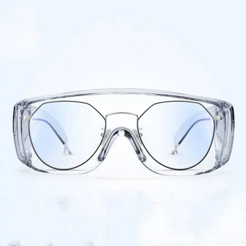 ความปลอดภัย Lab Eye Protection แว่นตาป้องกันเลนส์โปร่งใสสถานที่ทำงาน Safety Goggles Anti-Dust Kitchen Splash-Proof อุปกรณ์
