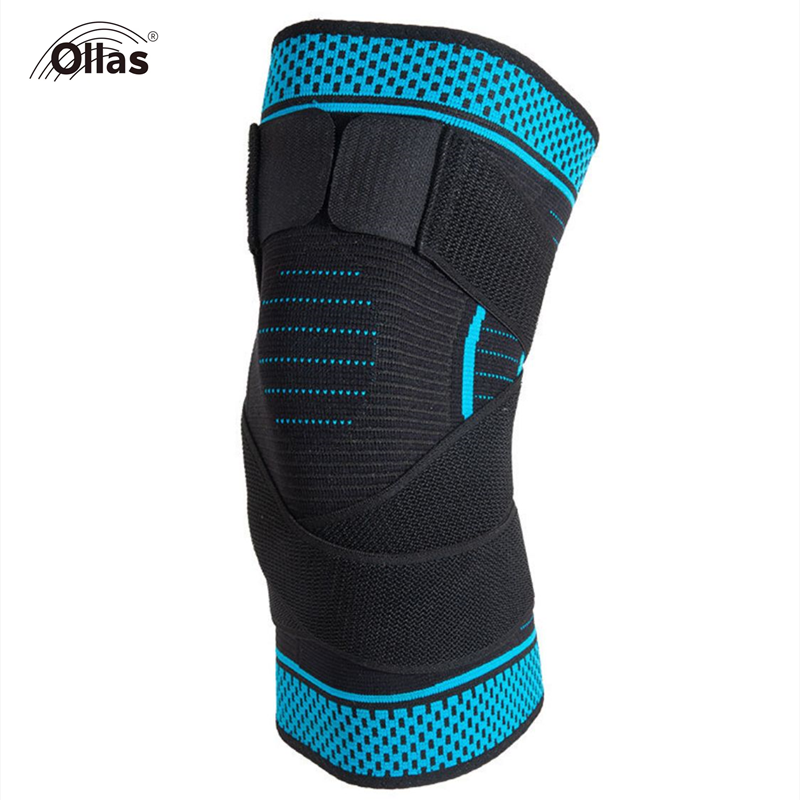 1 pçs náilon bandage joelho fitness correndo joelheiras ciclismo bandagem suporte de joelho cintas para correr basquete voleibol joelheiras