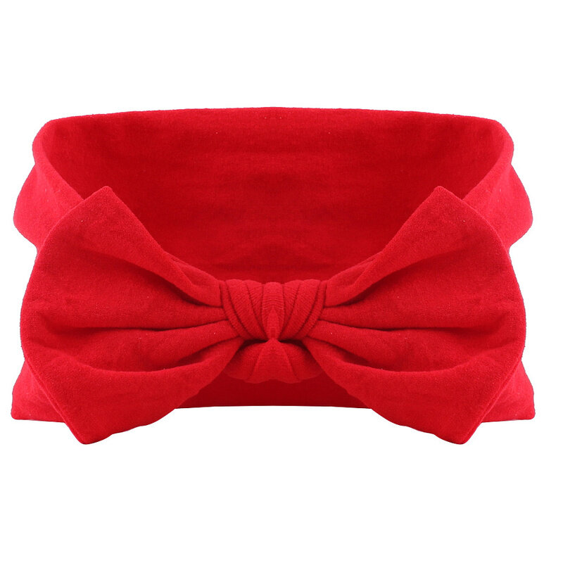 21 Colors Nylon Headband for Baby Girls Baby Boys Soft Bow Knot Turban Hair Bands Baby Hair Accessories for Children Headwear