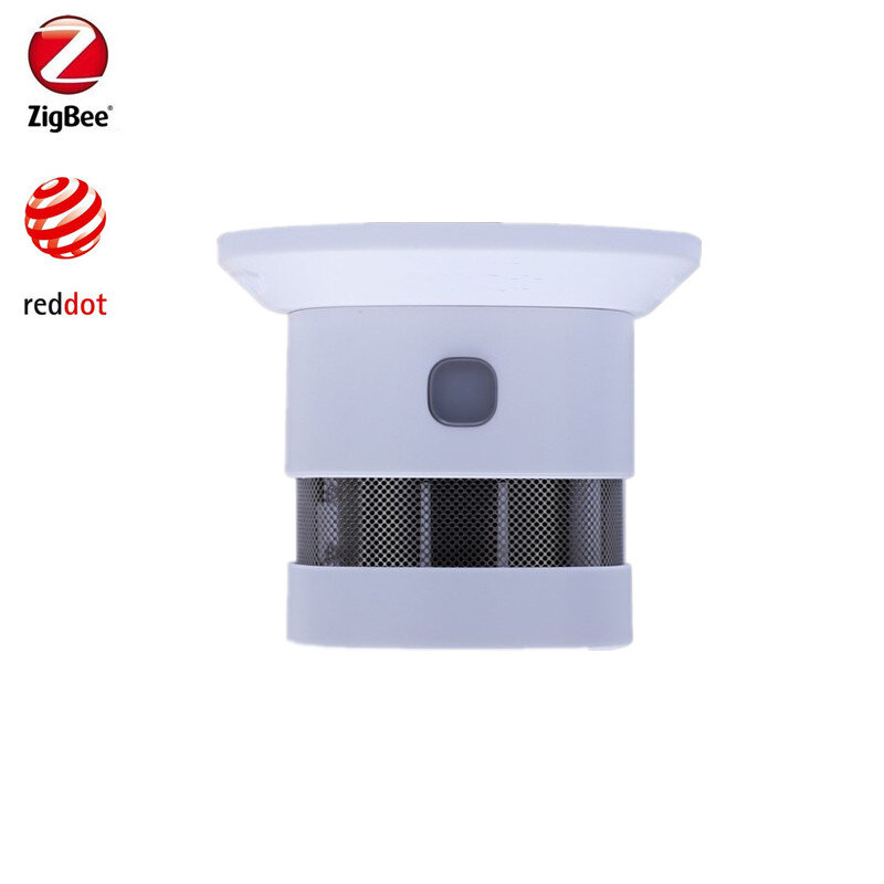 EN14604 Zigbee3.0 Smoke Fire Alarm Photoelectric Smoke Detector Compatible With Zigbee2mqtt And Home Assistant