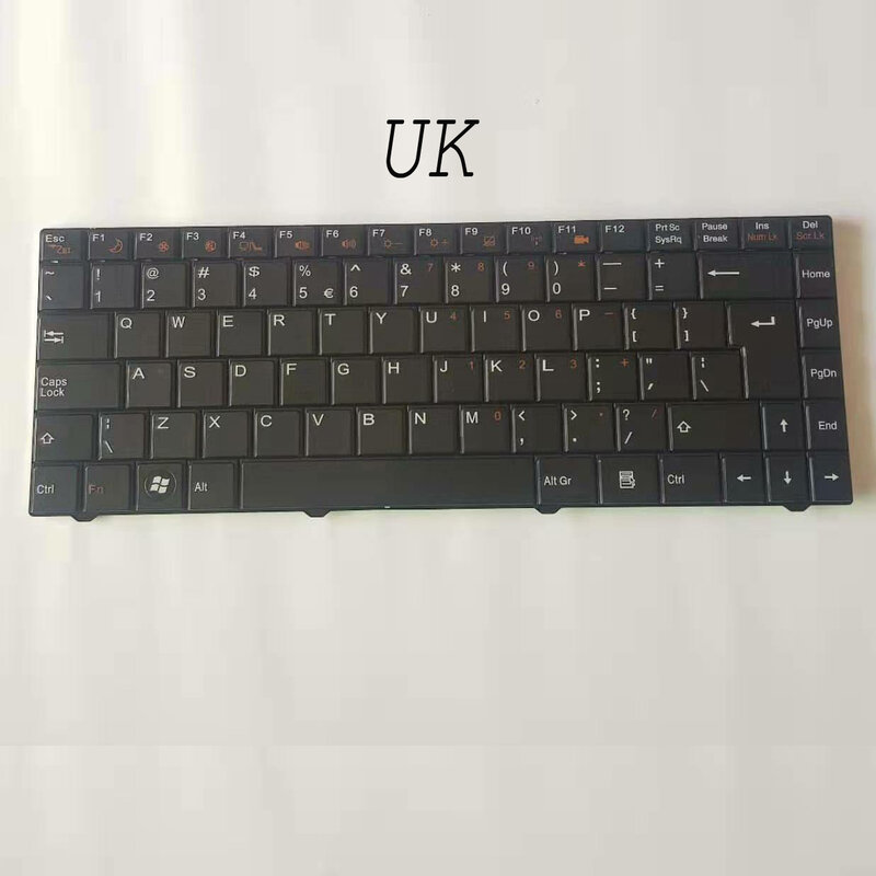 Tradycyjna chińska międzynarodowa klawiatura laptopa TW dla ECS MB40 czarna TW klawiatura amerykańska MP-09P83RC-3602W MP-09P86U4-36021W