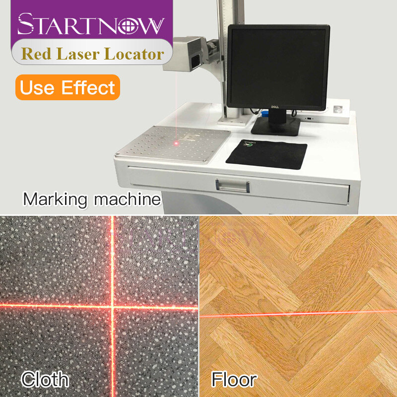 Posicionador de luz vermelha para CNC Carpintaria marcação, feixe focalizável, localizador transversal, laser, conjunto, 12x42, 635nm, 10mw