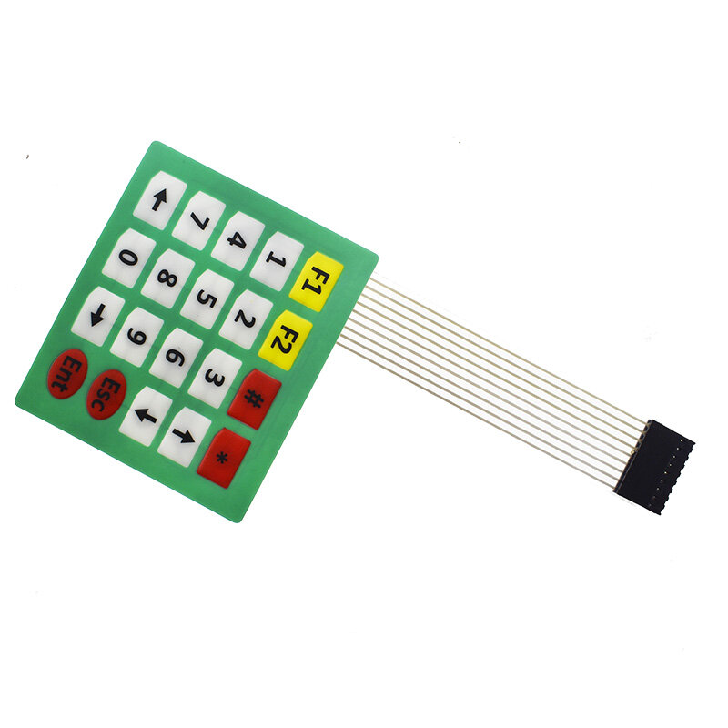 1 3 4 5 12 16 20 Key Button Membrane Switch 1x4 1x5 4x4 4x5 Keys Matrix Array Keyboard Keypad Control Panel DIY Kit For Arduino