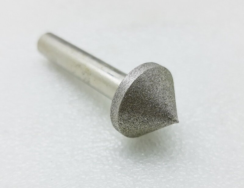 1pcs 180# 90 degrees Electroplated Diamond Sand Cone Shape Countersink Drill Bit 20-60mm for Glass Ceramic tile