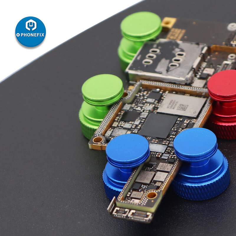 Universal PCB Board โคมระย้า Soldering แพลตฟอร์ม 6pcs แม่เหล็ก Pins Groove ถาวรสำหรับ Circuit Board Soldering