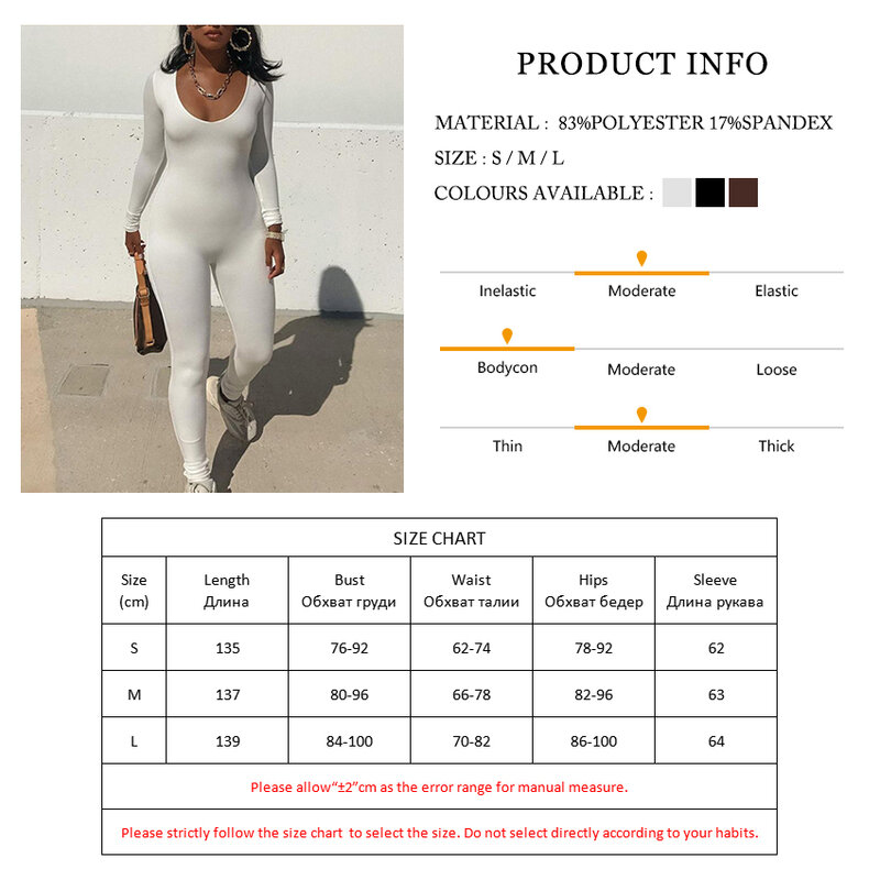 Clacive Bodycon Long Sleeve Brown Jumpsuits Autumn Winter Sexy Solid Rompers Womens Fashion Skinny Knitted Jumpsuits Streetwear