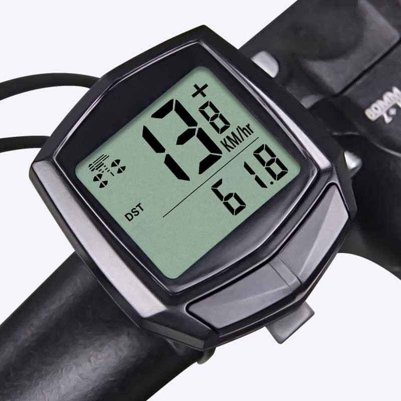 Velocímetro Digital con cable para bicicleta, odómetro resistente al agua, contador de velocidad, tabla de códigos, accesorios para bicicleta, 1 unidad