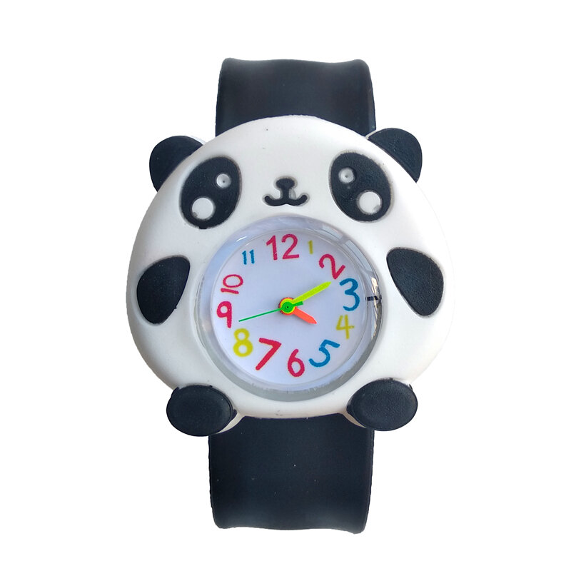 Jam Tangan Anak-anak Quartz Kartun Panda Harta Nasional Tiongkok Dropship Jam Tangan Anak-anak Mainan Slamping Olahraga Jam Hadiah Ulang Tahun