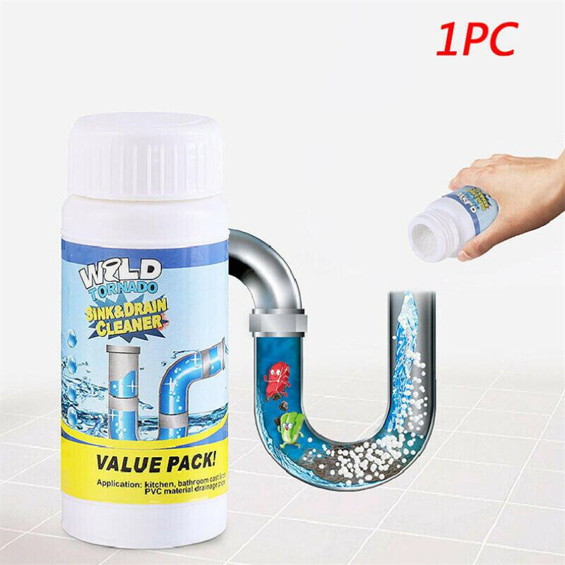 Powerful Pipe Dredging Agent Sink Drain Cleaner High Efficiency Dredge Drainage Deodorant Kitchen Sewer Toilet Cleaning Tools