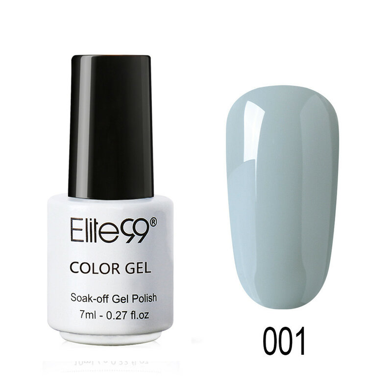 Elite99 7ml Gray Color Gel Polish LED UV Vernis Semi Permanent Top Coat Gel Varnish Nail Art Manicure Gel Lak Polishes DIY Nails