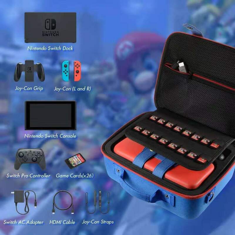 Voor Nintendo Switch Ns Accessoires Big Case Console Met Opberghoes Nintendoswitch Handtas Box Voor Nintendo Switch Oled