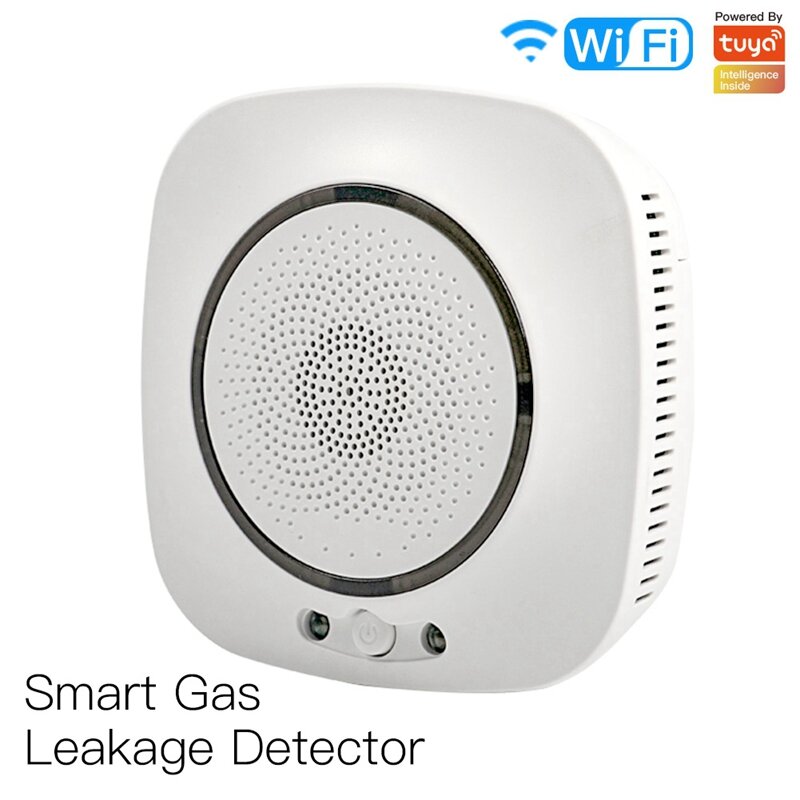 AMS-WiFi Smart Gas Leakage Fire Security Detector Gas Combustible Alarm Sensor Smart Life Tuya App Control Home Security System