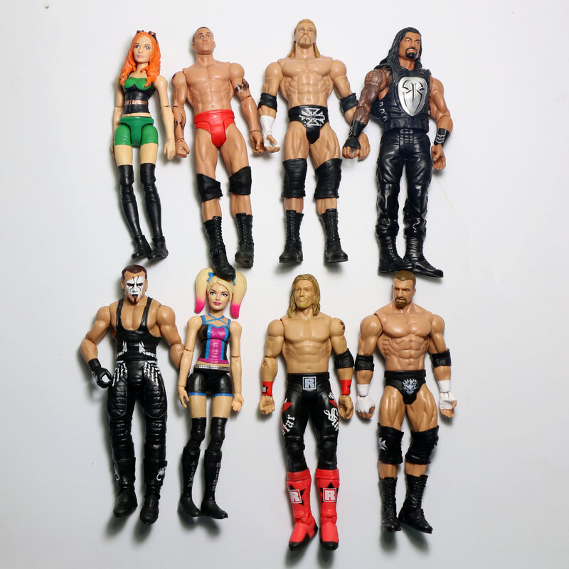 New Arrival 16-18cm High Classic Toy Occupation Wrestling Gladiators Wrestler man woman Action Figure Toys Multiple Styles 5.0