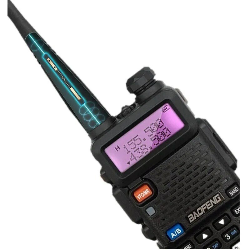 Baofeng-walkie-talkie de banda Dual, estación de Radio Ham, transceptor hf, escáner de Radio Amateur, UV-5R de largo alcance, vhf, uv5r, 8w