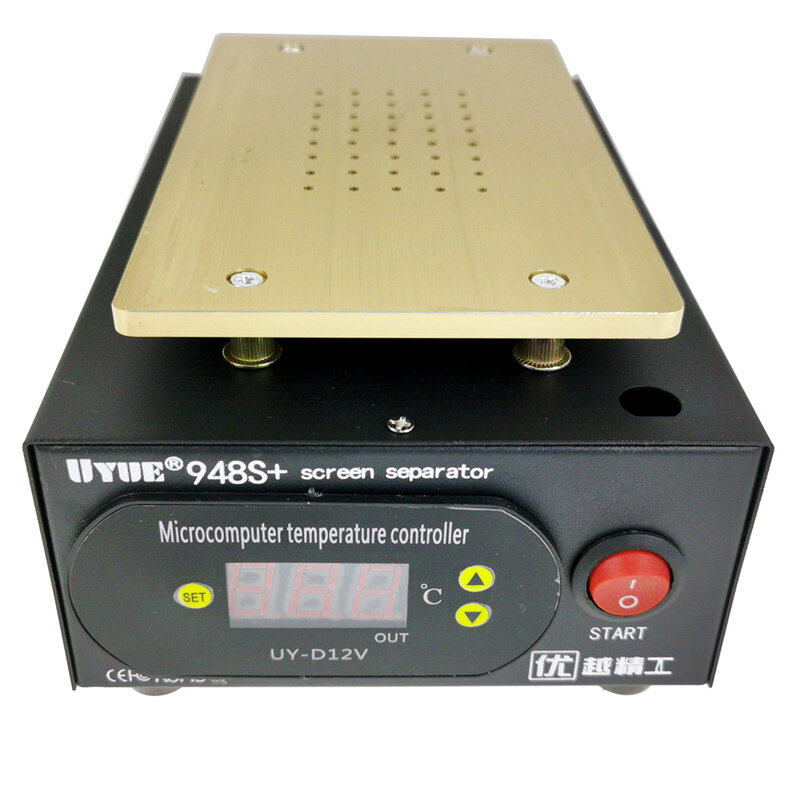 Uyue 948S + Screen Separator Machine 7 Inch Opknappen Ingebouwde Pomp Vacuum Lcd Separator Cellphone Reparatie Separator voor Telefoons