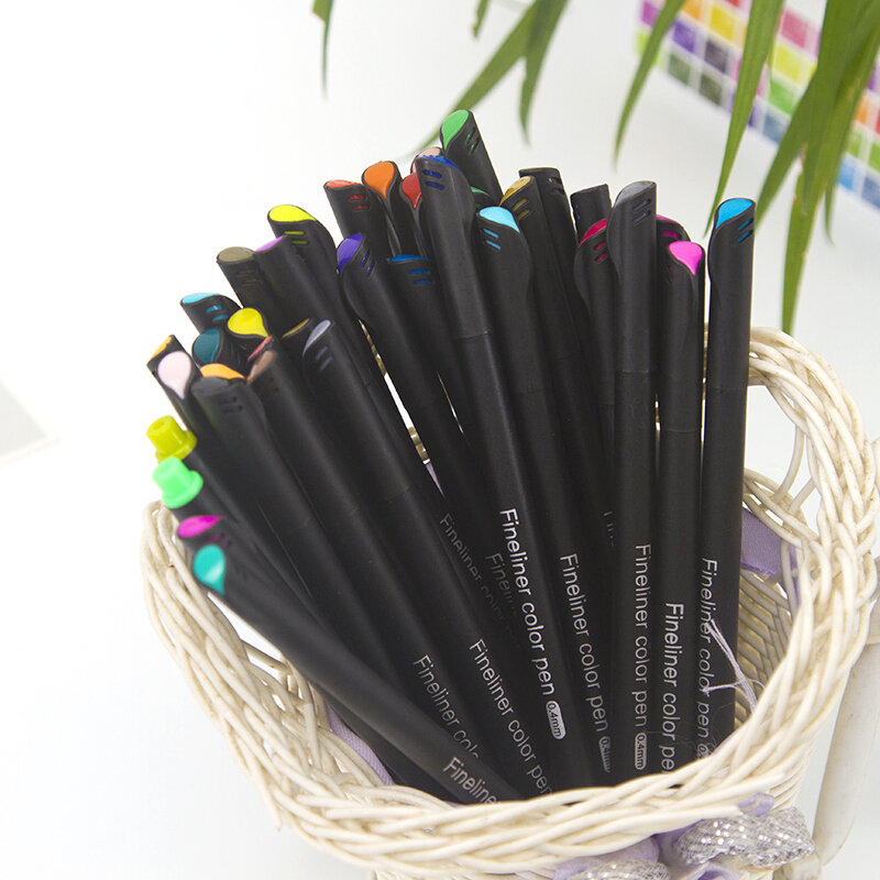 Художественный маркер Fineliner ручки Bullet Journal 12 24 48 60 100 цветов Рисование эскиз манга графическое граффити ручка товары для рукоделия