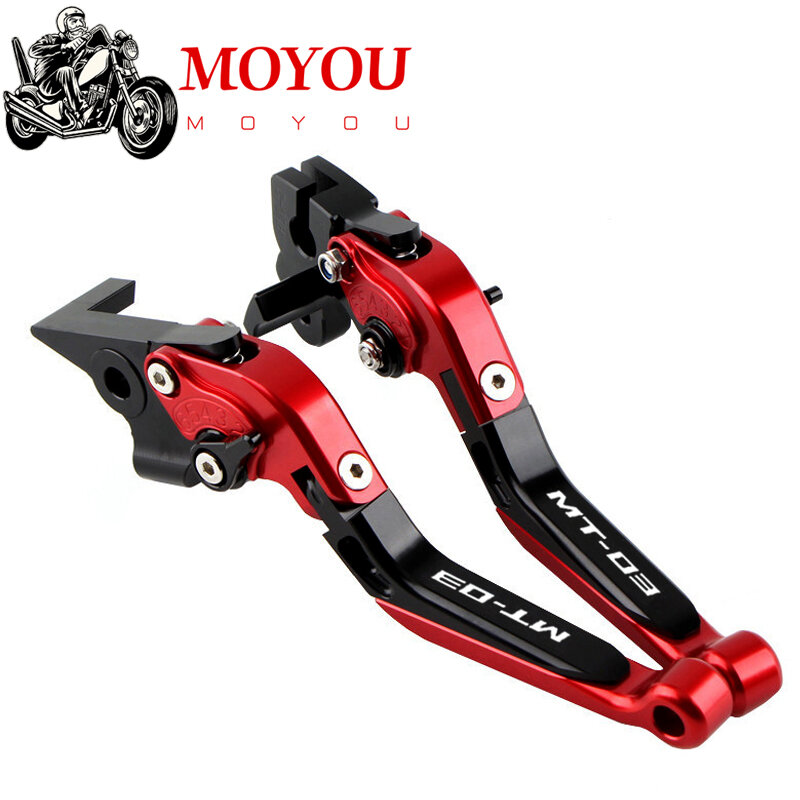 For YAMAHA MT-03 MT03 MT 03 2015 2016 2017 2018 2019 2020 2021 Motorcycle Accessories Folding Extendable Brake Clutch Levers