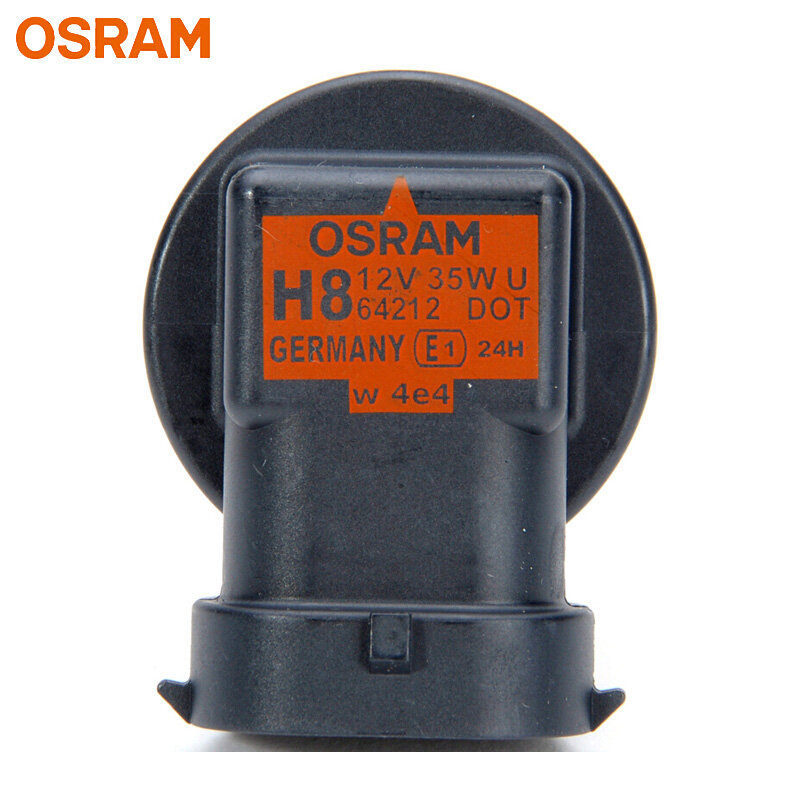 OSRAM 9005 9006 오리지널 램프, 화이트 헤드라이트, H8, H9, H16, HB3, HB4 안개등, 자동차 할로겐 전구, 독일제, H1, H3, H4, H7, H11, 1 개