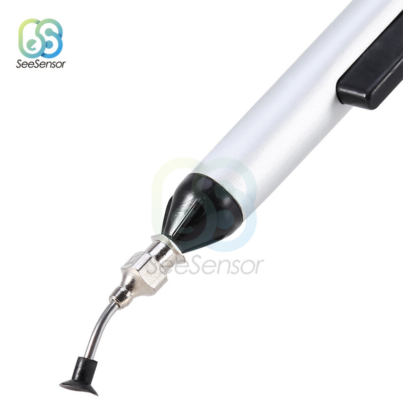 Ic Smd Vacuum Zuigen Zuig Pen Remover Sucker Pomp Ic Smd Tweezer Pick Up Tool Solder Desolderen Met 3 Zuig headers