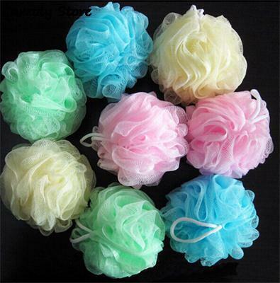 Bath Ball Bath Tubs Cool Scrubber Shower Body Cleaning Mesh Shower Wash Nylon Sponge Product Bathing Accessories