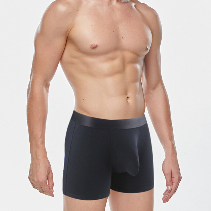 Do Not Miss It!  Men Comfortable Soft Modal Boxer Independent U Convex Sport Boxershorts Underwear