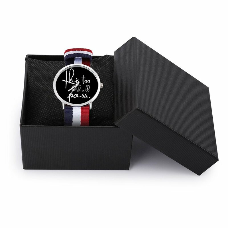 Reloj de cuarzo de salud Mental para mujer, reloj de pulsera clásico con foto a la moda para exteriores