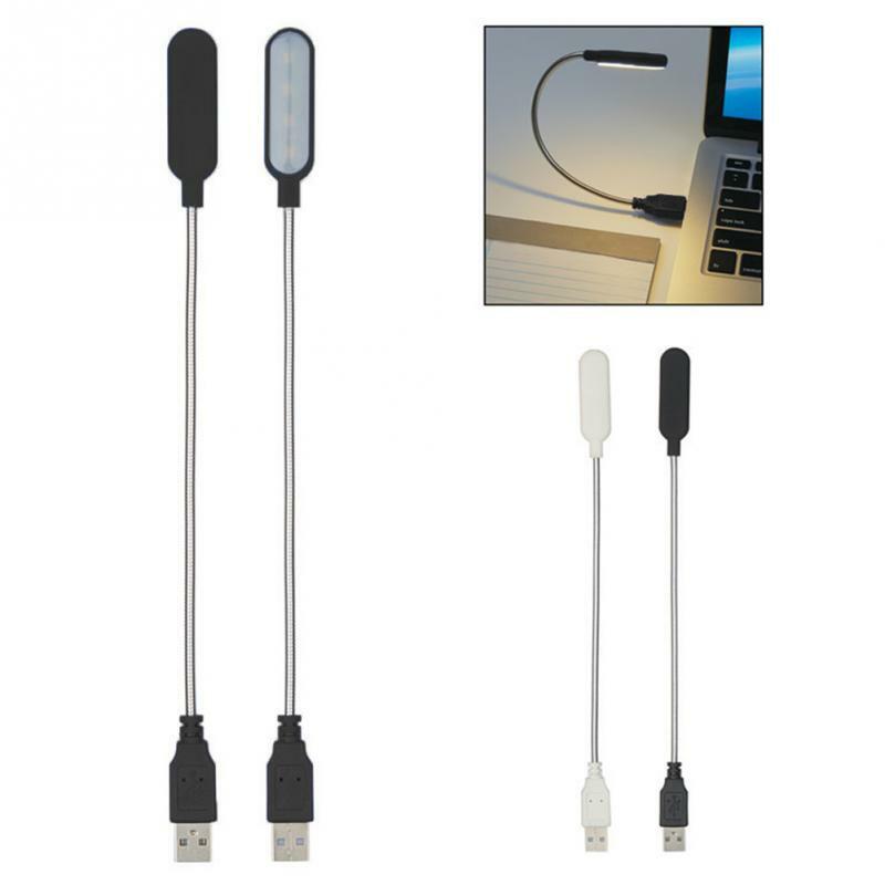 Lampu Baca USB Portabel Travel Lampu Buku Led Mini Lampu Malam Didukung Oleh Laptop Notebook Komputer Hadiah Natal Lampu Led