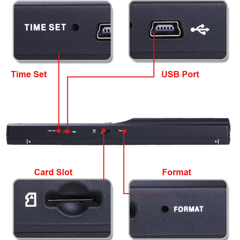 Новый портативный креативный портативный сканер A4 для документов 900 DPI USB ЖК-дисплей Поддержка форматов JPG / PDF