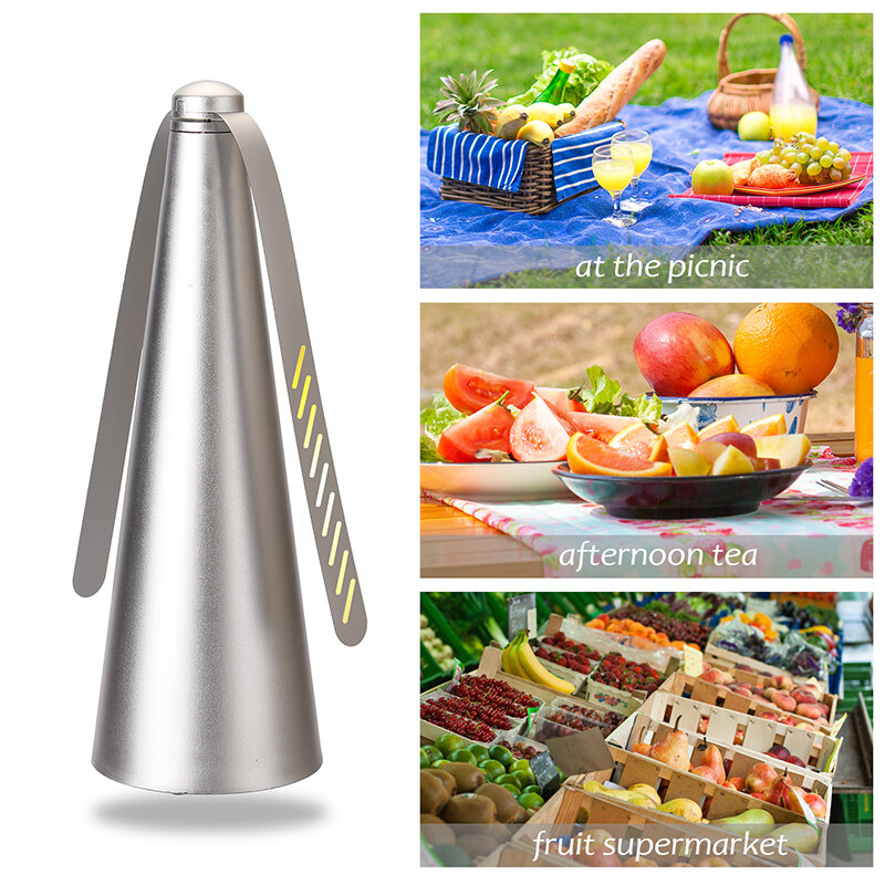 Fly Repellent Fan Outdoor Kitchen Food Protector Destroyer Keep mosche Bugs Away From Food Pest Table Fans supporto batteria USB