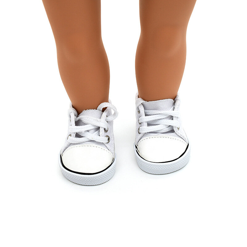 7cm trampki pasują do 18-calowej amerykańska dziewczyna lalki, 17 cali 43cm laleczka bobas buty, 45cm akcesoria dla lalek naszej generacji