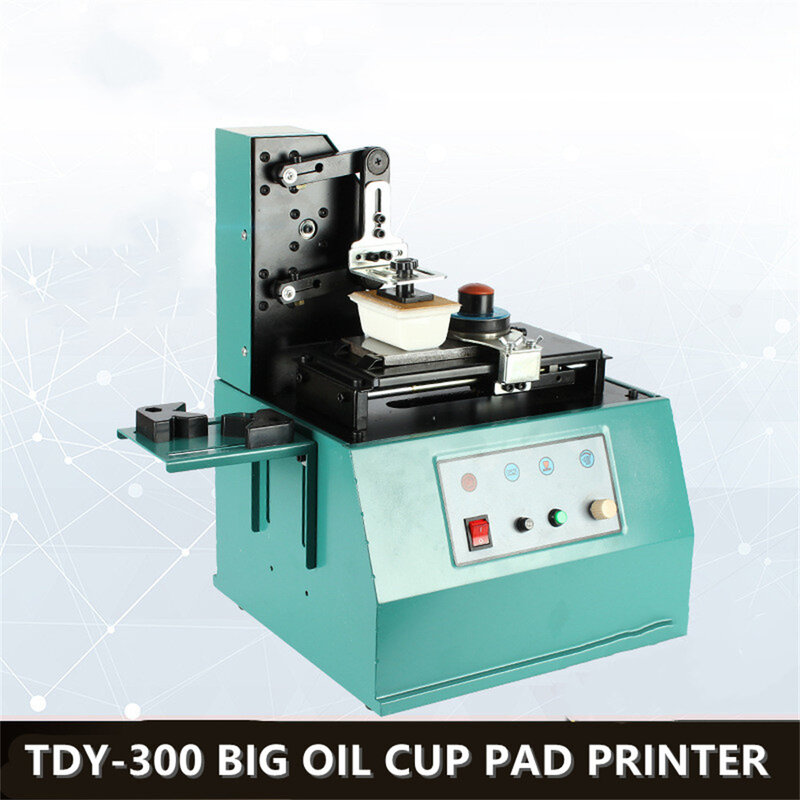 KL-300DB Tampondrukmachine Automatische Inkt Codering Machine Fles Bodem Cap Productie Datum Afdrukken Inkjet Printer Machine