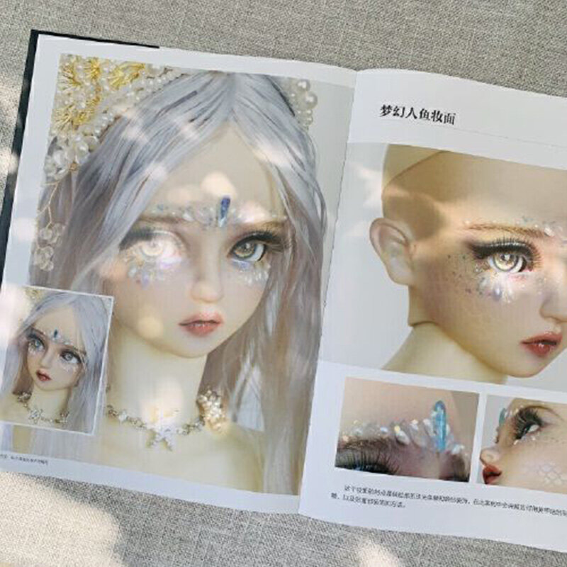 BJD Doll Makeup Analysis Book BJD Ball Joints Dolls Texture Makeup Tutorial Book Girls Collection Art Books