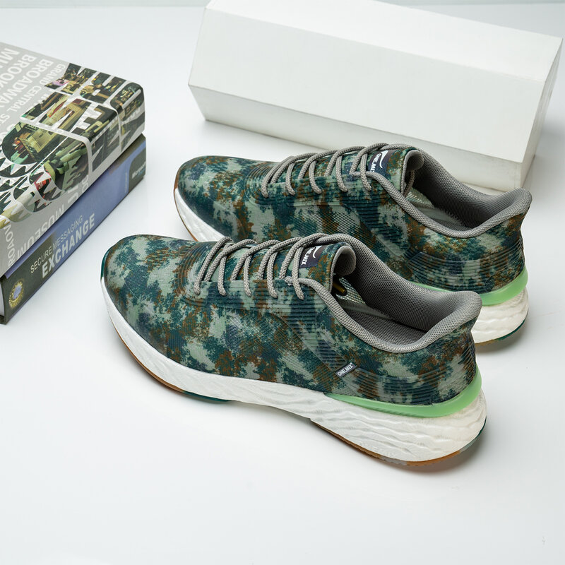 ONEMIX-Zapatillas deportivas de cuero reflectantes para hombre, zapatos informales cómodos, Retro, vulcanizados, para correr, 2023