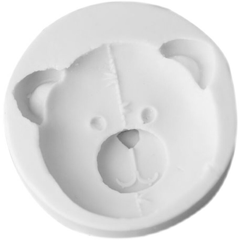Moldes de oso de dibujos animados encantadores, herramientas de decoración de pasteles de Fondant, molde de silicona, Sugarcrafts, herramientas para hornear Chocolate para pasteles, forma de pasta de goma