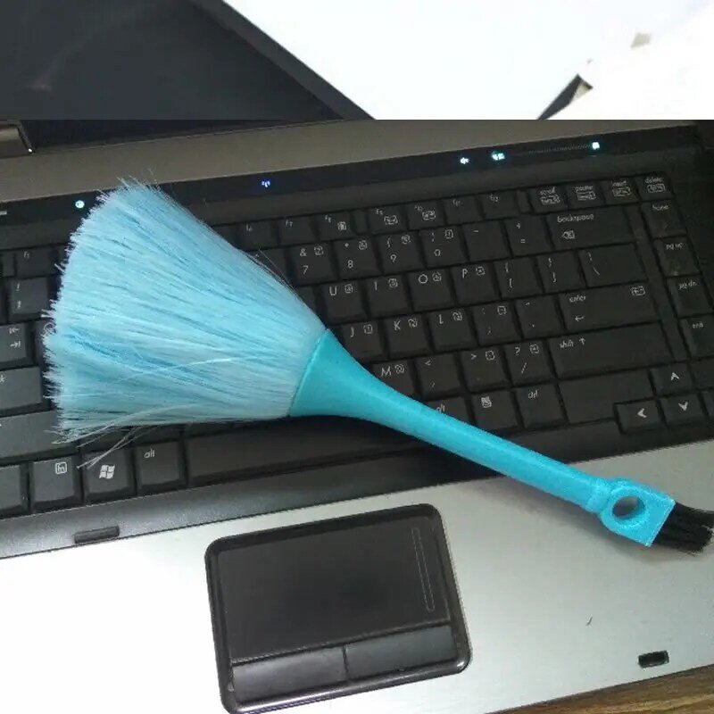 5Pcs คีย์บอร์ดคอมพิวเตอร์ทำความสะอาด Anti-Static แปรง Desktop Sweeper แดชบอร์ดรถ Duster ทำความสะอาดไม้กวาดแปรง