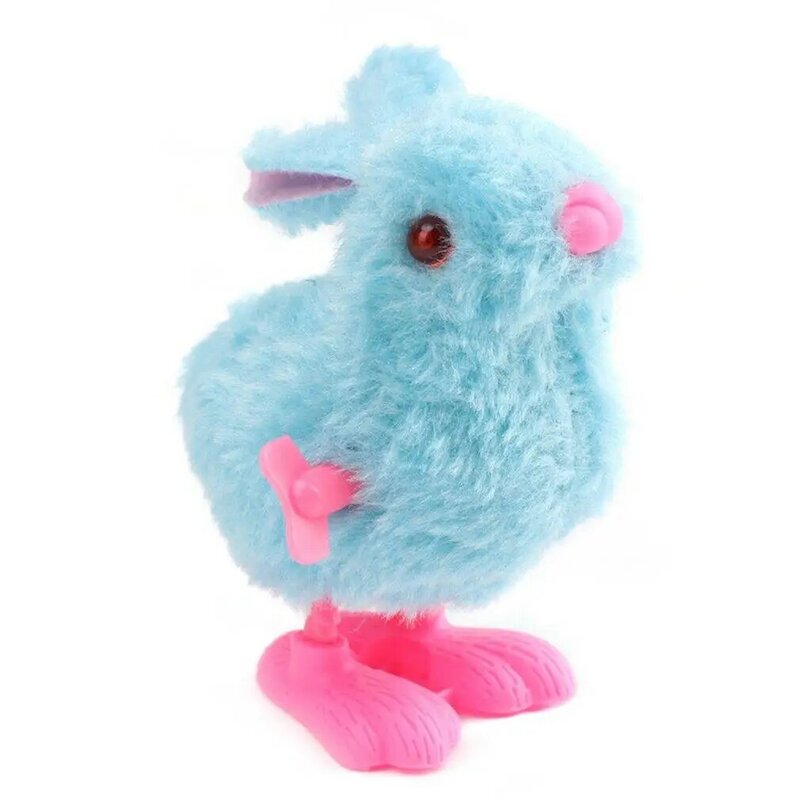 Brinquedo popular das crianças simulação de frango na corrente pulando frango menino e menina brinquedo presente bonito frango engraçado brinquedo de pelúcia