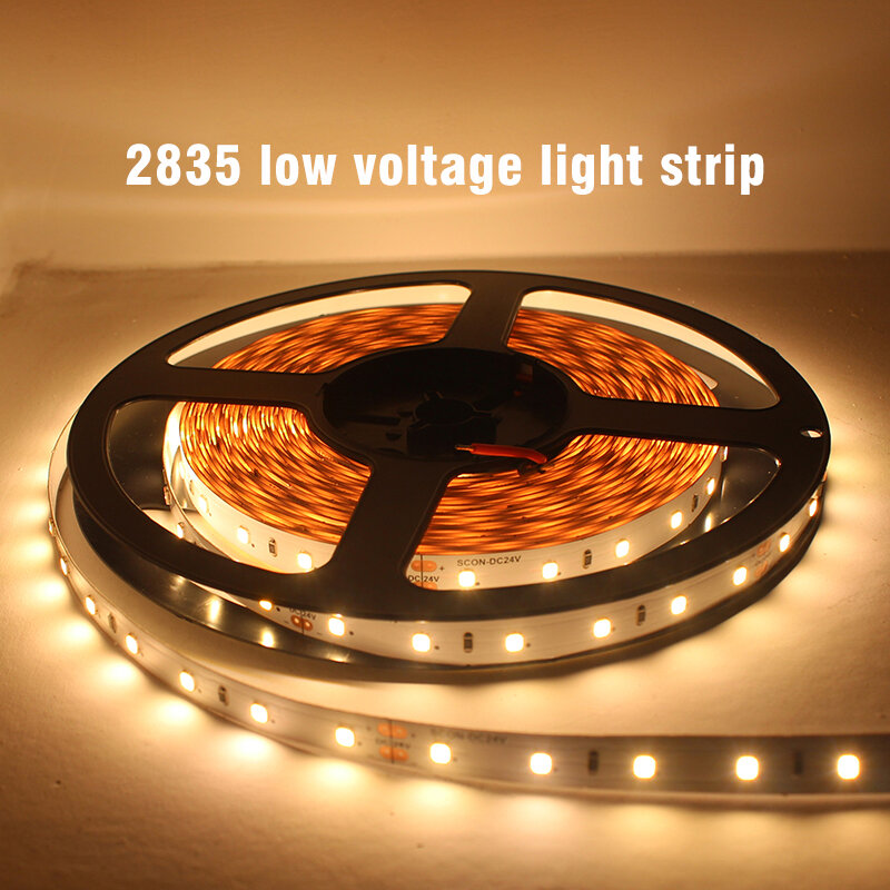 SCON 220V LED Strip 2835 alta sicurezza ad alta luminosità flessibile LED Strip Light soggiorno soffitto contorno Dark Groove Line Light