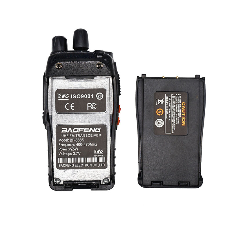 10PCS Baofeng BF-888S Walkie Talkie 888s 5W 16 Channels 400-470MHz UHF FM Transceiver Two Way Radio Comunicador Outdoor Racing