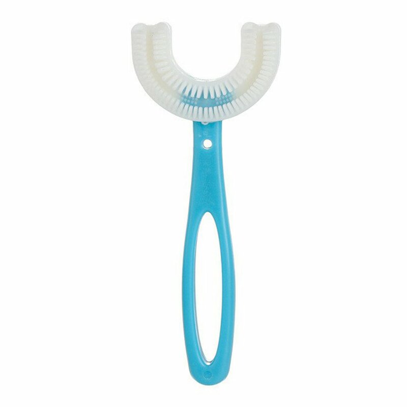 Детская зубная щетка U Силиконовая зубная щетка ручная уборка рот с мультяшным рисунком ручная зубная щетка 6-12 лет