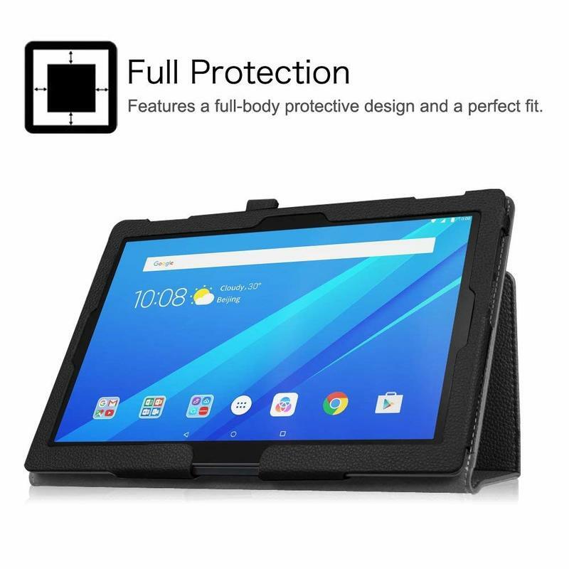 Funda Capa Case Tab 4 10 Plus TB-X704F X704L TB-X304F X304l PU Leather Tablet Cover for Lenovo TAB4 10 X704f X304F Flip Case