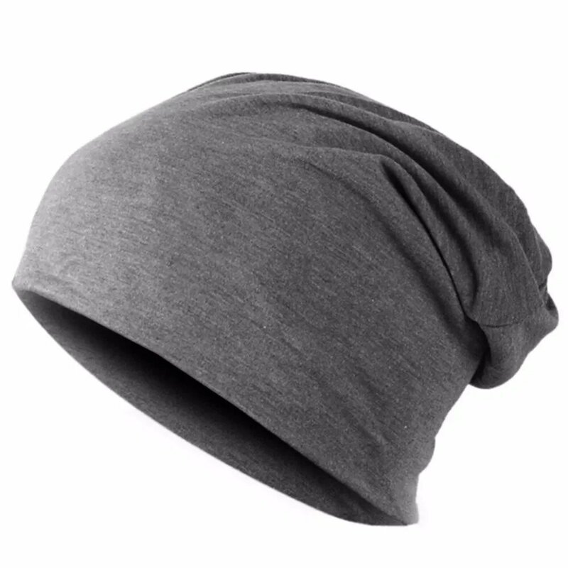 Solid Color Autumn Spring Beanies Hats For Man Male Classical Hip Hop Bonnet Caps Soft Cotton Windproof Skullies Gorros