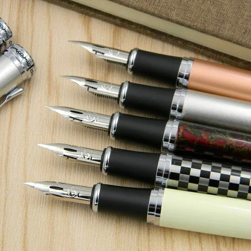 قلم حبر JINHAO 750 ، جودة عالية ، مع خط G NIB ، مستدير ، متلألئ ، أدوات مكتبية ، لوازم مدرسية