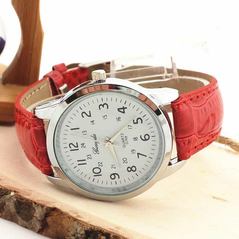 Men's Quartz Watch Elegant Analog Luxury Sports Leather Strap Quartz Mens Wrist Watch שעון גברים erkek kol saati