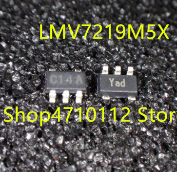 10 قطعة/الوحدة جديد LMV7219M5X LMV7255M5X LMV7219M5 LMV7219 وسم C14A LMV7255M5 LMV7255 وسم C18A SOT23-5