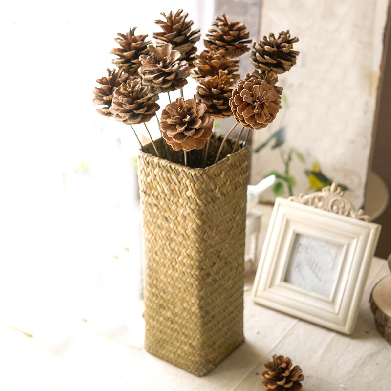 5pcs dried flowers bouquets naturally pine cone bouquets&pine cone bunches