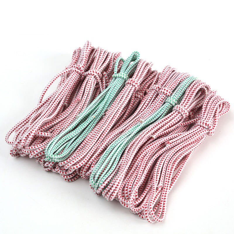 Barras de goma para tienda de campaña, varilla elástica, accesorio de cuerda, 1m, 2,5-3mm
