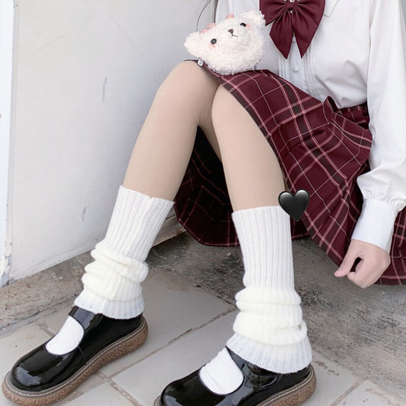 Jambières tricotées pour femmes, bas de botte au genou, leggings chauds, style adt, hiver