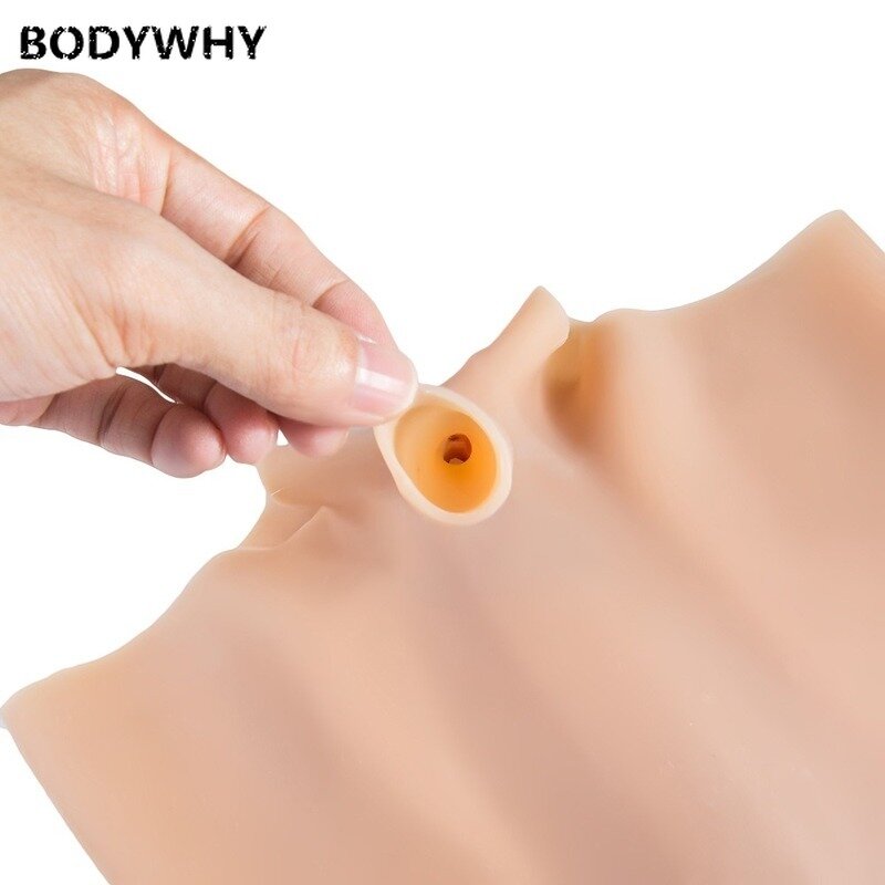 Transgender Fake Vagina Pants High Waist Abdomen Hips Can Be Inserted Four Corners Simulation Belly Button Latex Underwear